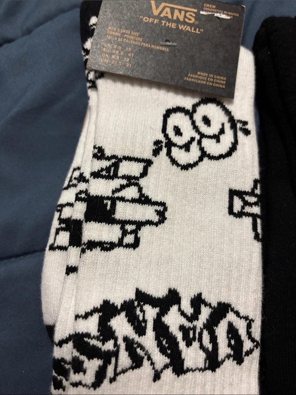 Vans  crew socks 2 pairs size 9.5-13